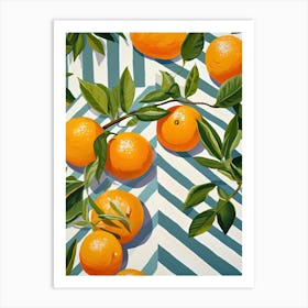 Kumquats Fruit Summer Illustration 1 Art Print