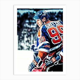 Edmonton Oilers Hockey Player Poster