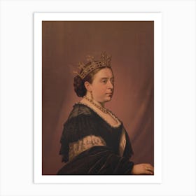 Queen Victoria Portrait Art Print