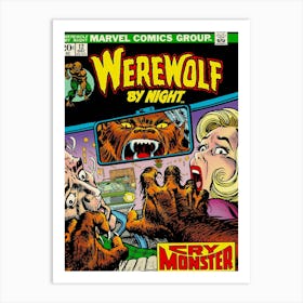 Werewolf By Night Film Movie Art Print