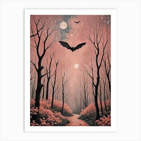 Bats In The Woods Art Print