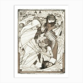 The Relief Work During The Flood Of 1926 (1926), Jan Toorop Art Print