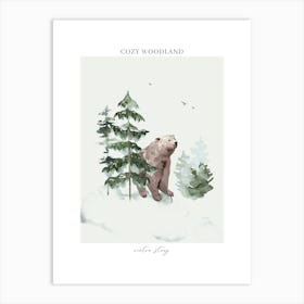 Cozy Woodland Kids and Nursery Art Print