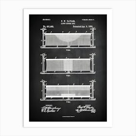 Tennis Gifts, Tennis Coach Gift, Tennis Decor, Tennis Art, Tennis Net Print, Tennis Print, Tennis Poster, Tennis Blueprint, Tennis, St0821 Art Print