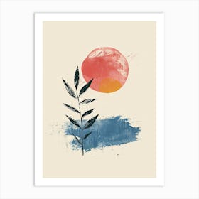 Stellar Mirage Mid Century Style Art Print