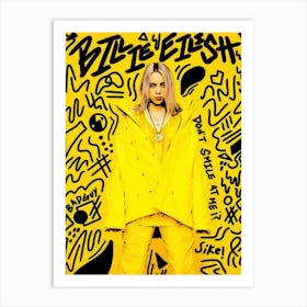 Billie Eilish 3 Art Print