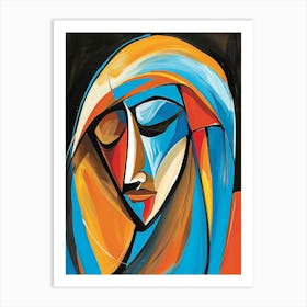 Woman'S Face 119 Art Print