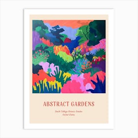 Colourful Gardens Smith College Botanic Garden Usa 3 Red Poster Art Print