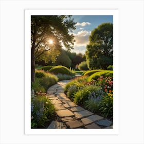 Garden Path 5 Art Print