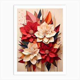 Paper Flowers 33 Art Print