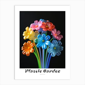 Bright Inflatable Flowers Poster Forget Me Not 3 Art Print