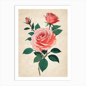 Roses Art Print