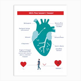 Heart Shaped Symbol Entwined With Imagery Of Medical Care And Lifestyle Changes Depicting The Holis 1 Art Print