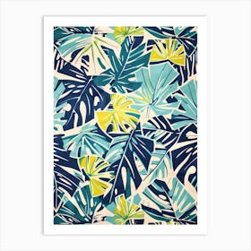 Tropical Leaves 184 Art Print