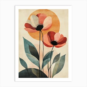 Poppies In The Sun Art Print