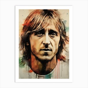 Luka Modri (3) Art Print