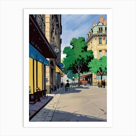 Paris Street 2 Art Print