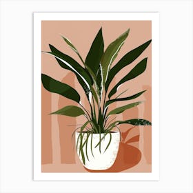 Plant In A Pot 55 Art Print