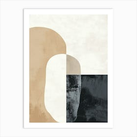 Neutral Auras Minimalist Style Art Print