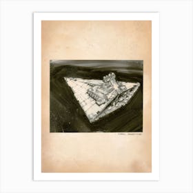 Star Wars Star Destroyer Art Print