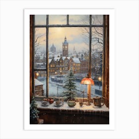 Winter Cityscape London United Kingdom 4 Art Print