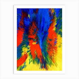 Acrylic Extruded Painting 387 Art Print