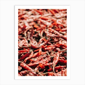 Mountains Of Red Pepper Art Print