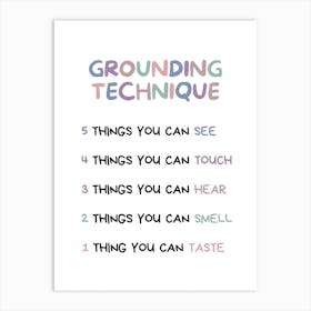 Grounding Technique Art Print