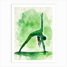 Yoga Pose Art Print