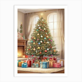 Christmas Tree 10 Art Print