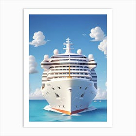 Cruise Ship 2 Art Print