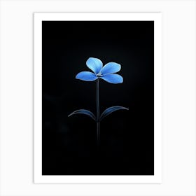 Blue Flower Art Print