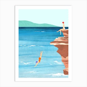 Sea Swimmers Art Print