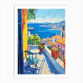 Split Croatia 4 Fauvist Painting Art Print
