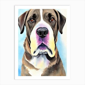 Cane Corso 3 Watercolour Dog Art Print