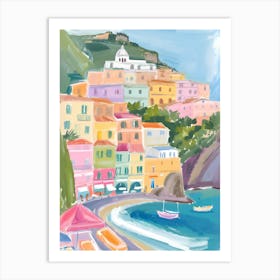 Amalfi Coast La Dolce Vita Poster 10 Art Print