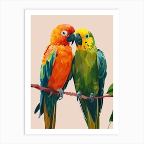 Parrots Art Print