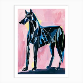 Geometric Dog Art Print