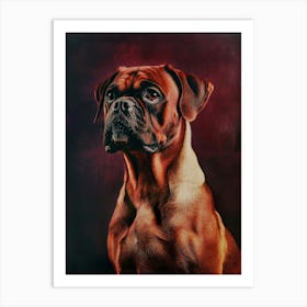 Boxer Dog 2 Art Print