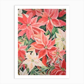 Poinsetta Painting 2 Art Print