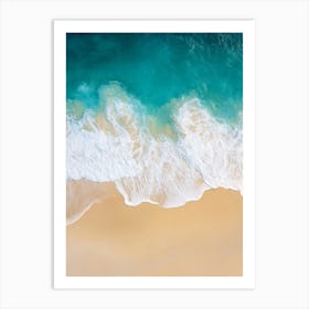 Beach Sand And Waves 3 Art Print