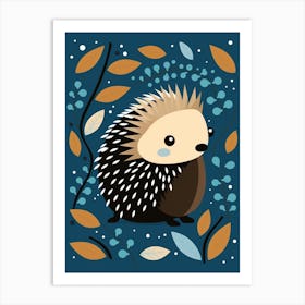 Baby Animal Illustration  Porcupine 8 Art Print