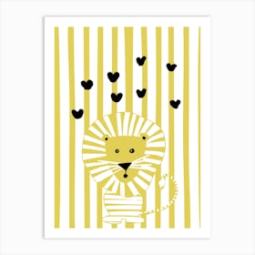 Cool Lion Art Print