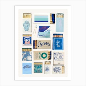 Matchboxes 5 Art Print