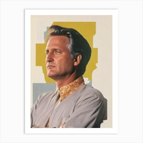 Bill Pullman Retro Collage Movies Art Print