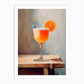 Delicious Amaretto Sour Cocktail Art Print