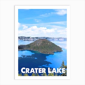 Crater Lake, National Park, Nature, USA, Wall Print, Art Print