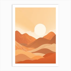 Desert Landscape 7 Art Print