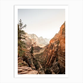 Zion Desert Canyon Art Print