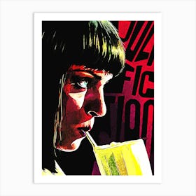 Pulp Fiction movie 4 Art Print